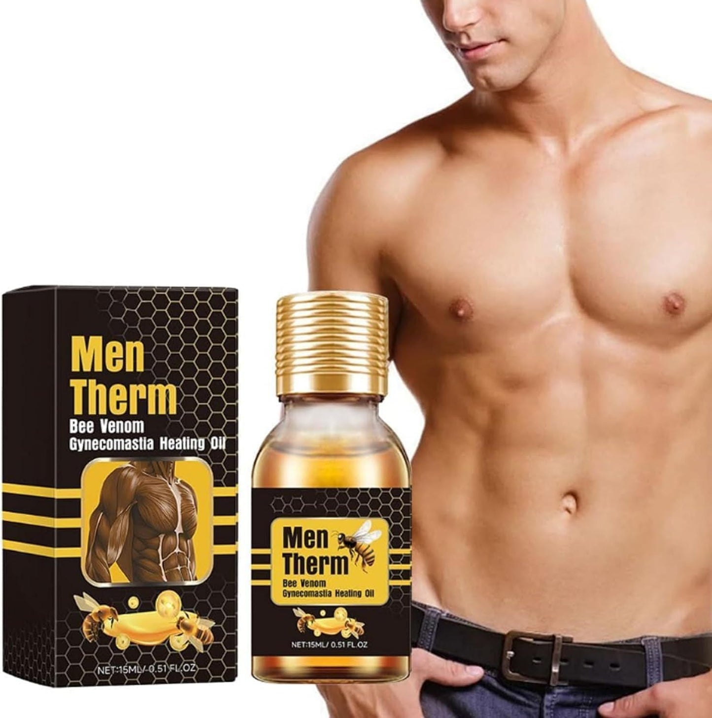 زيت MenTherm الحراري لتسخين التثدي بسم النحل